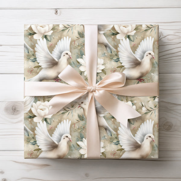 Peaceful Grace - Dove Wrapping Paper