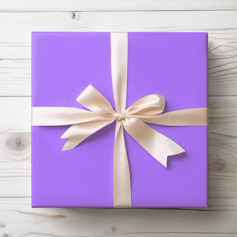 VioletVale – Solid Purple Wrapping Paper