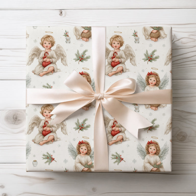 StarChorus – Cherub Christmas Wrapping Paper