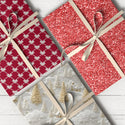 Trendy and classic wrapping paper designs