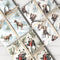 Animal print wrapping paper with dog and panda patterns