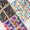 Colorful birthday gift wrap for celebrations