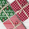 Cozy knit-pattern gift wrap