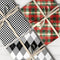 Classic check-pattern wrapping paper