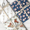 Sports-themed wrapping paper with balls