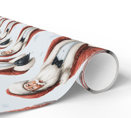 SnowGala – Santa in a Tuxedo with Snowflakes Wrapping Paper