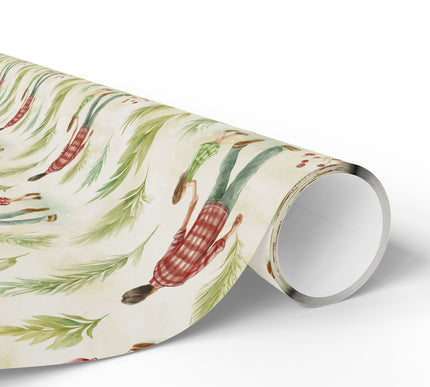Nature's Embrace - Scenic Forest father and daughter Gift Wrap