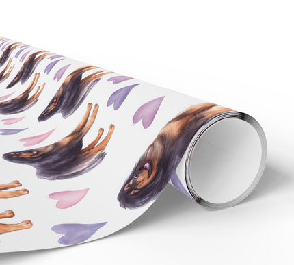 Hearthbound Majesty – Tibetan Mastiff love wrapping paper