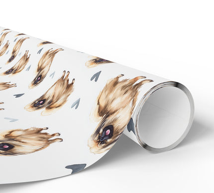 Silkheart Smile – Pekingese love wrapping paper