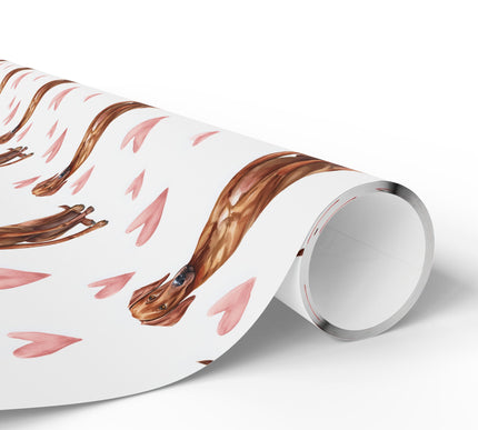 Blushguard Vale – Rhodesian Ridgeback hearts wrapping paper