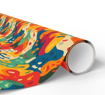 Colorburst Joy – Abstract Multicolor Wrapping Paper
