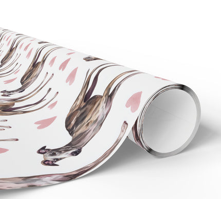 Velouris Grace – Spanish Greyhound love wrapping paper