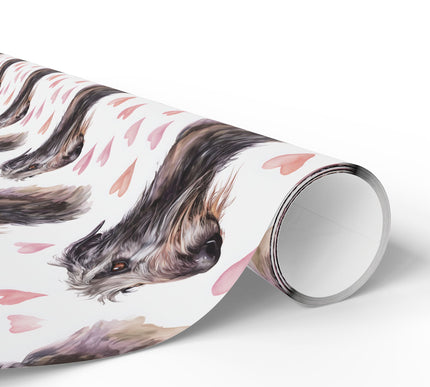 Mistylove Highlands – Scottish Deerhound love wrapping paper