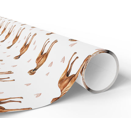 Lovewalk Dunes – Rhodesian Ridgeback love wrapping paper