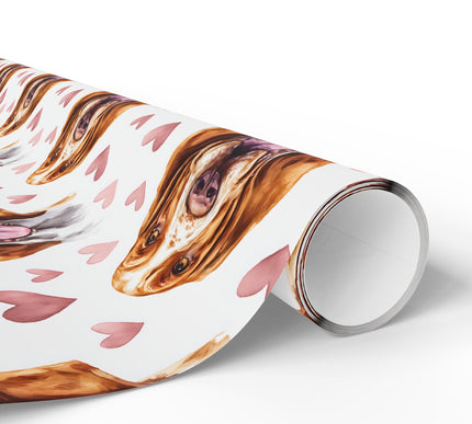 Velvet Droopheart – Bloodhound wrapping paper