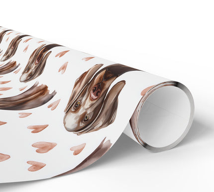 Silver Soul Meadow – Weimaraner wrapping paper