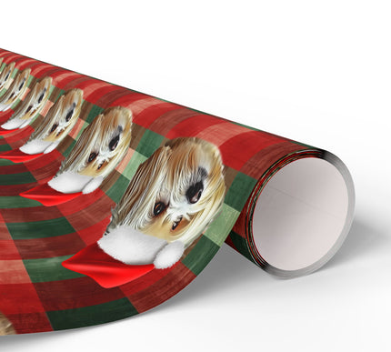 PlaidTails – Personalized Pet Christmas Wrapping Paper