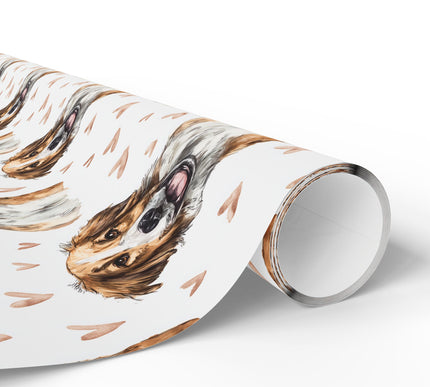 Heartbound Sentinel – Anatolian Shepherd Dog love pattern wrapping paper