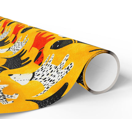 Paws and Play - Cheerful Dog Fantasy Wrapping Paper