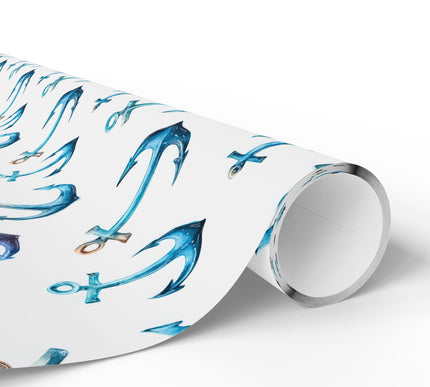 Mariner’s Charm – Nautical Anchor Gift Wrap