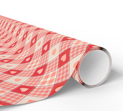 Patchlove Quilt – Valentine Heart Patchwork wrapping paper