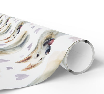 Ivorybloom Devotion – Swiss White Shepherd love wrapping paper