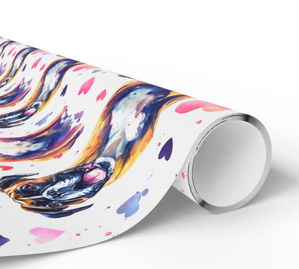 Boldheart Jubilee – Boxer Love Hearts wrapping paper