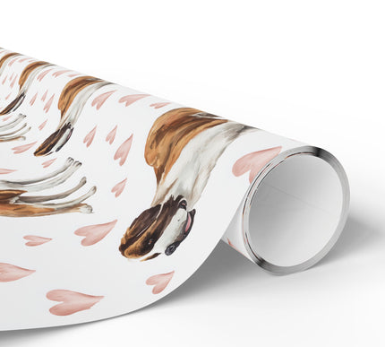 Gentlevale Devotion – St. Bernard love wrapping paper