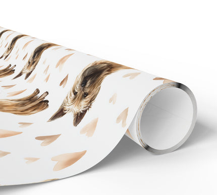 Honeywhisk – Cairn Terrier hearts wrapping paper