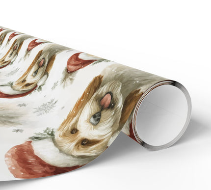 Frosted Fuzz - Snowy Doodle Christmas Gift Wrap