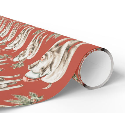 JollyPiglet – Cute Piglets in Santa Hat Christmas Wrapping Paper