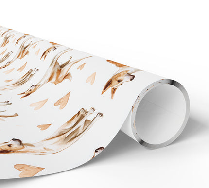Desertwhisper – Canaan Dog hearts wrapping paper