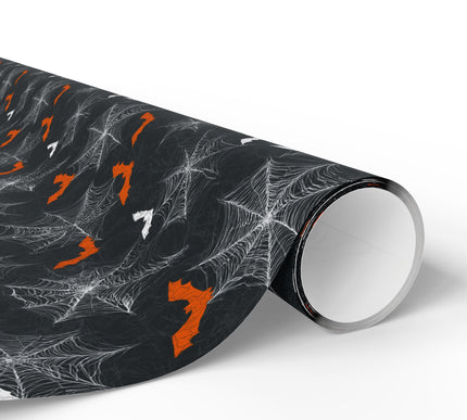 WebWing – Bat & Spiderweb Halloween Wrapping Paper