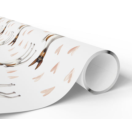 Petalstep Devotion – Toy Fox Terrier love wrapping paper