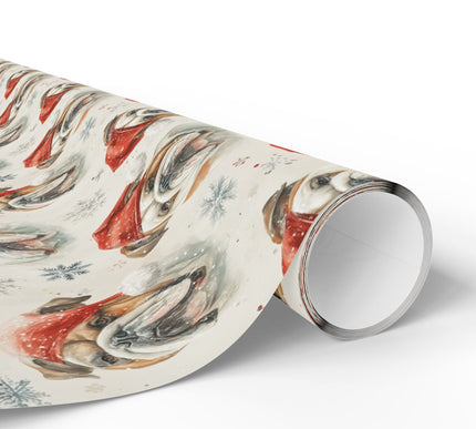 Bulldog Merriment - Bulldog Christmas Wrapping Paper