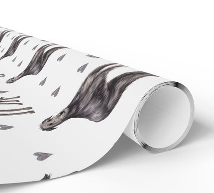 Silverlove Moor – Scottish Deerhound love wrapping paper