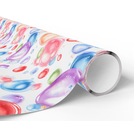 Bubble Bloom - Colorful Translucent Bubble Pattern Wrapping Paper