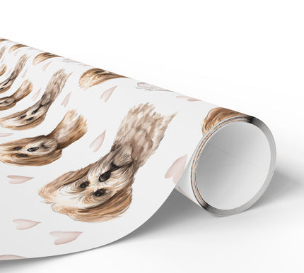 Softsnout Bloom – Peekapoo love wrapping paper
