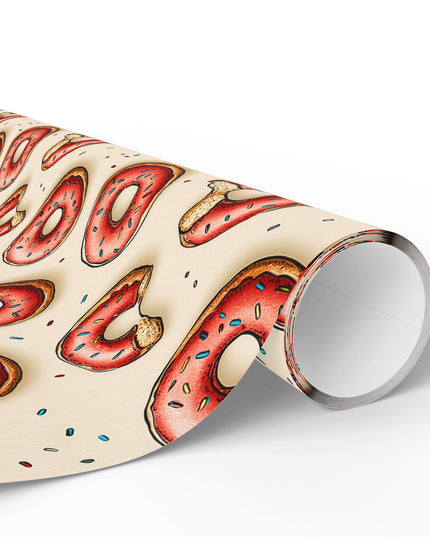 Crumbbliss – Bitten Donuts & Sprinkles Party Wrapping Paper