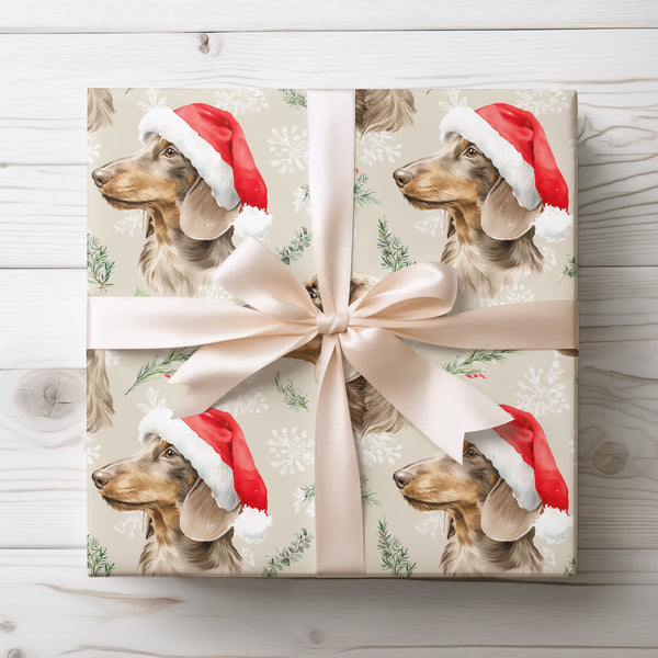 Santa Sausage - Dachshund Christmas Wrapping Paper