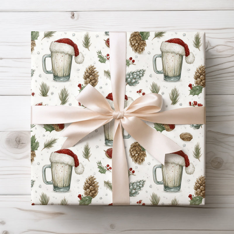 Cheers of Winter - Frosty Cheers Christmas  Wrapping Paper
