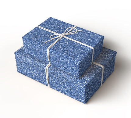 Azure Mirage - Mystical Sapphire Sparkle Wrapping Paper