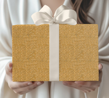 Eldora’s Gleam - Majestic Golden Sparkle Wrapping Paper