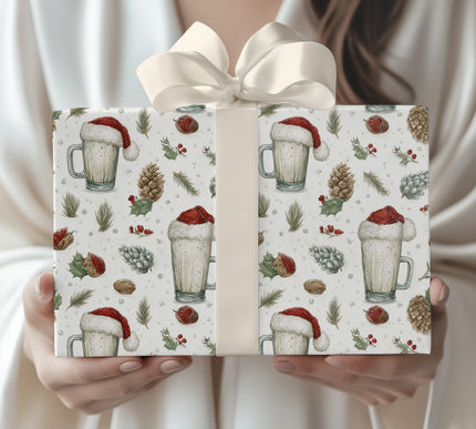 Cheers of Winter - Frosty Cheers Christmas  Wrapping Paper