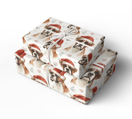 Boxer Noel - Boxer Dog Christmas Wrapping Paper