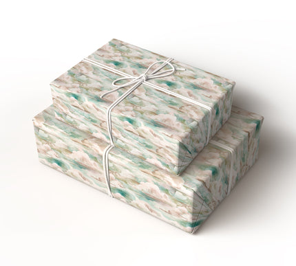 Cloudsong Dream - Serene Watercolor Cloud Wrapping Paper