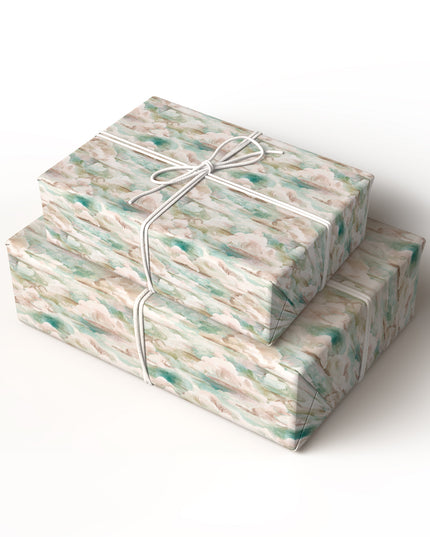 Cloudsong Dream - Serene Watercolor Cloud Wrapping Paper