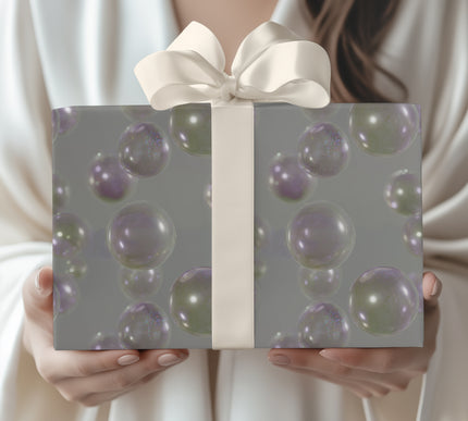 Ethereal Pearls - Magical Floating Pearl Fantasy Wrapping Paper