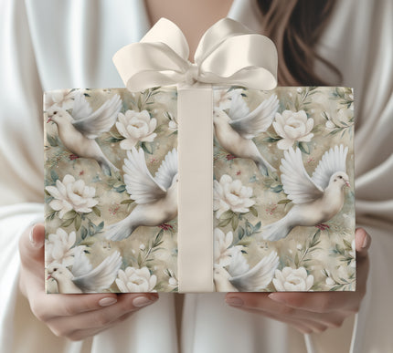 Peaceful Grace - Dove Wrapping Paper