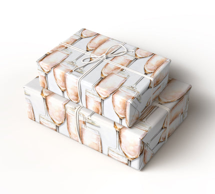 Rosé Mirage - Delicate Champagne Wrapping Paper